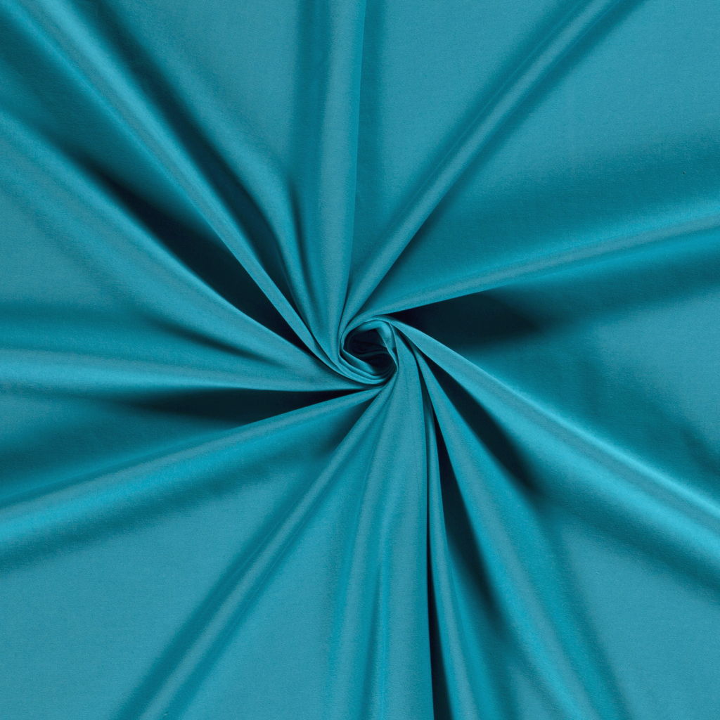 JERSEY COTON TURQUOISE