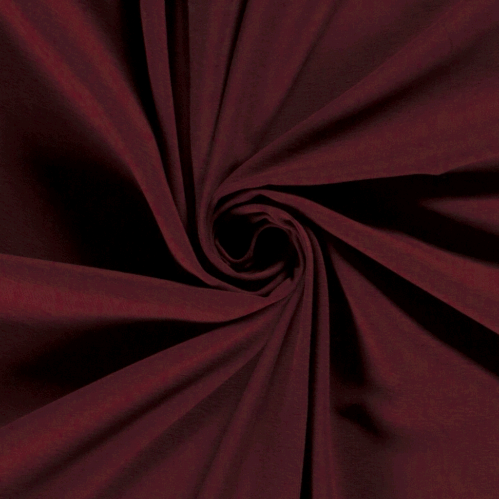JERSEY COTON BORDEAUX