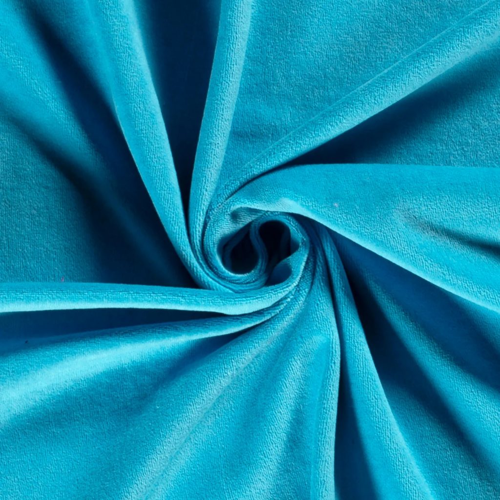 NICKY VELOURS BLEU CIEL